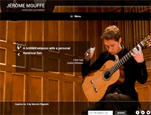 Tablet Screenshot of jeromemouffe.com
